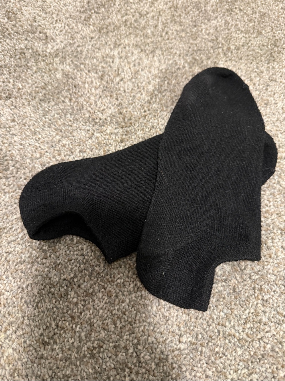 Women's Black No-Show Socks